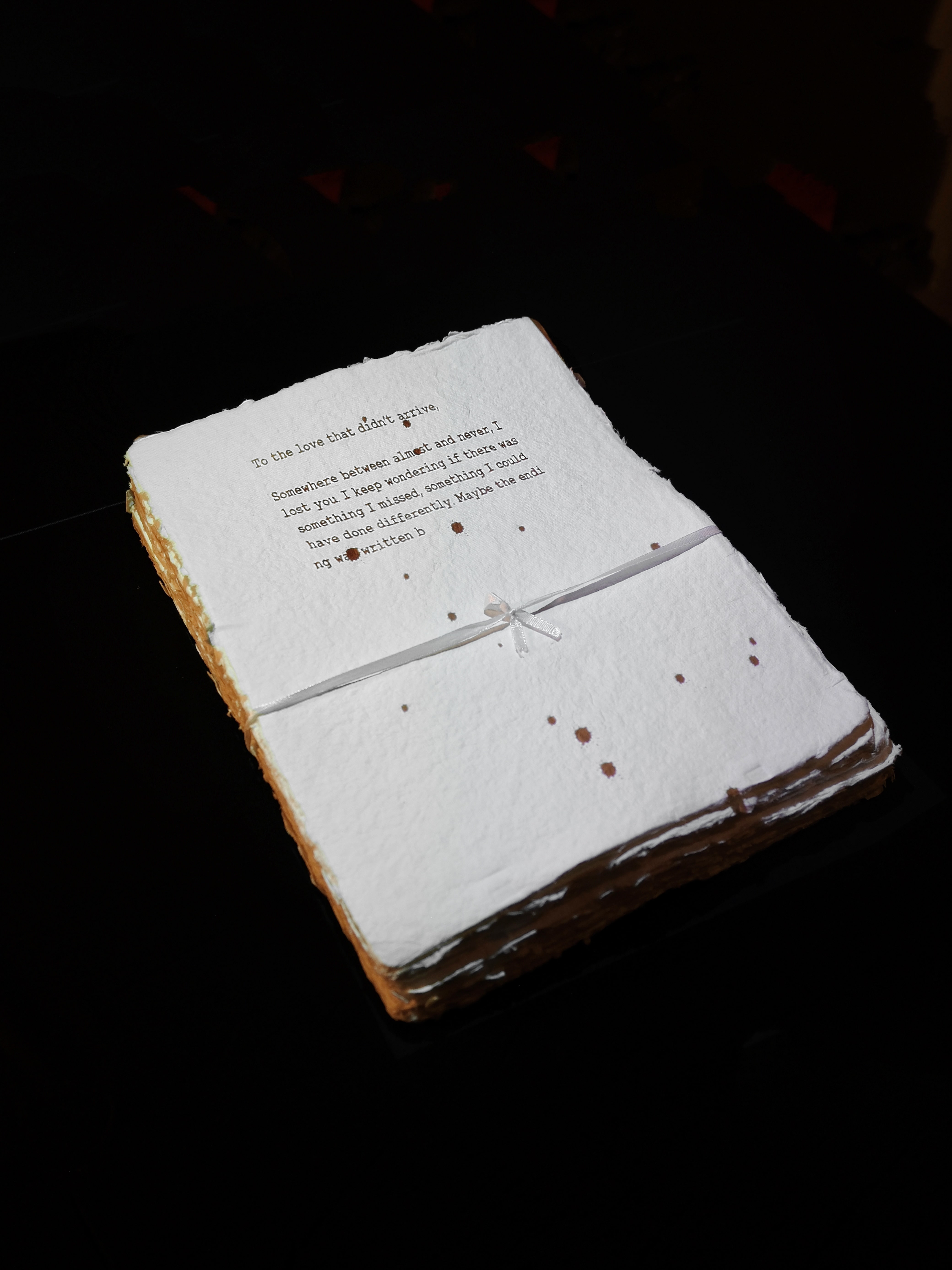 letters i couldn't say